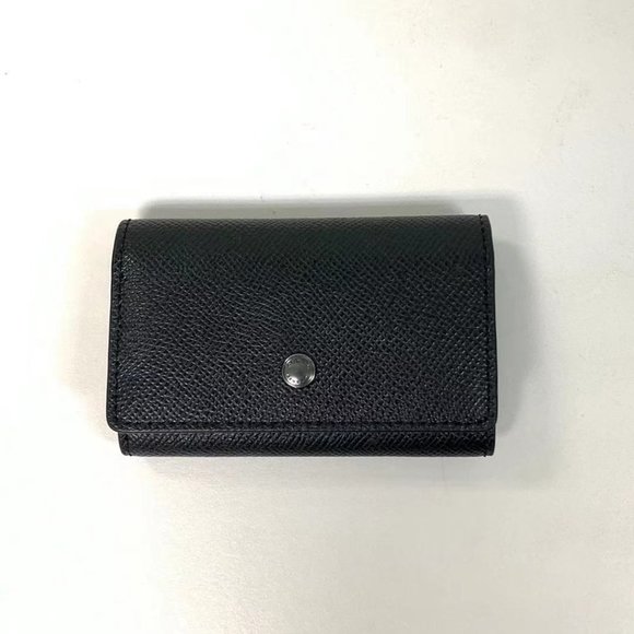 Coach Other - COACH F73992 LEATHER FIVE RING KEY CASE IN BLACK
